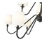 Z-Lite Gianna Chandelier, 9-Light, 46 In.W x 28.25 In.H, Matte Black/White 7509-9-46MB - alternate 4